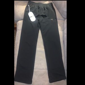 DIADORA woven black track pant boys